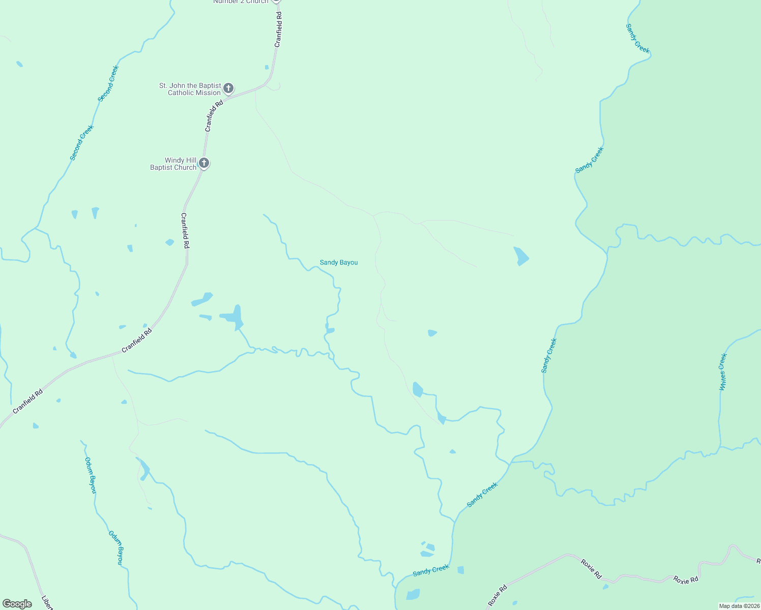 map of restaurants, bars, coffee shops, grocery stores, and more near 81 Billy Martin Road in Roxie