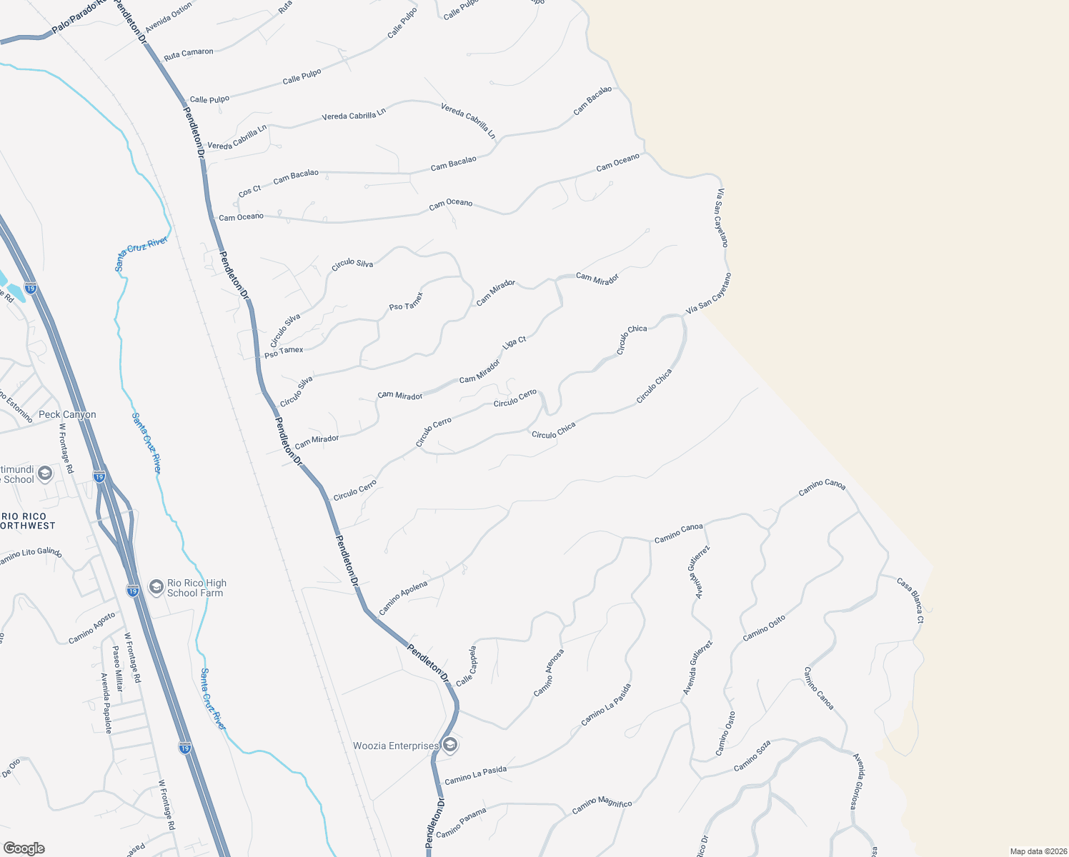 map of restaurants, bars, coffee shops, grocery stores, and more near 312 Circulo Cerro in Rio Rico
