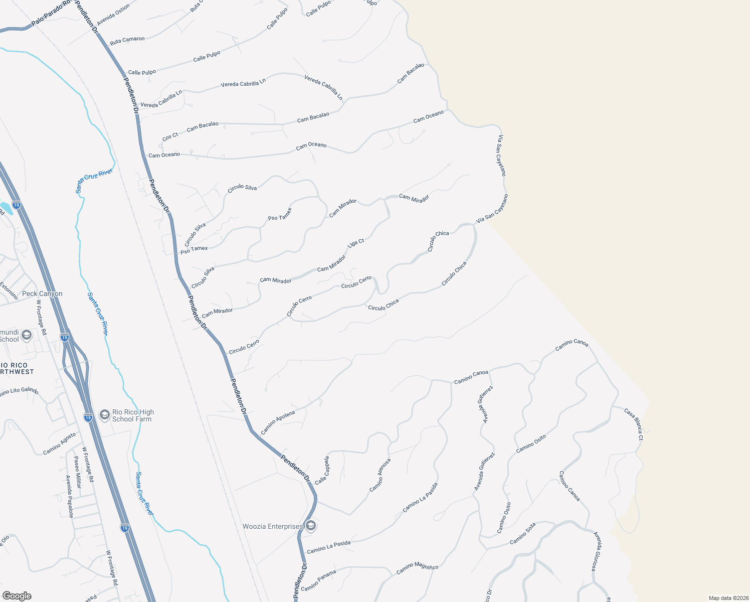 map of restaurants, bars, coffee shops, grocery stores, and more near 312 Circulo Cerro in Rio Rico