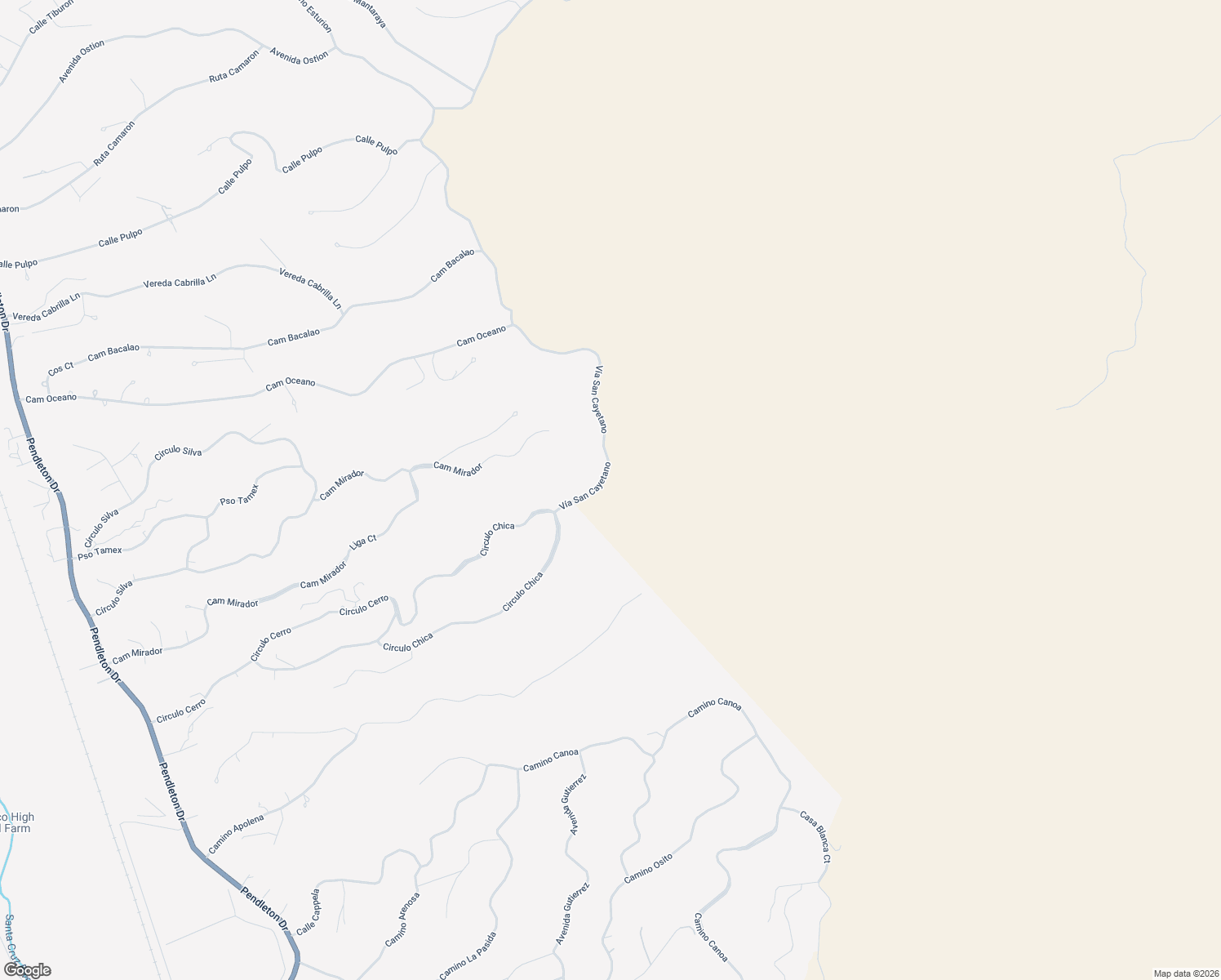 map of restaurants, bars, coffee shops, grocery stores, and more near 1401 Vía San Cayetano in Rio Rico
