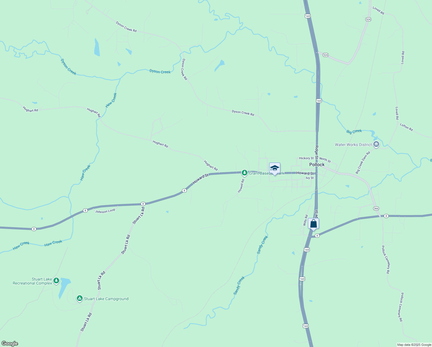 4204 Louisiana 8, Pollock LA Walk Score