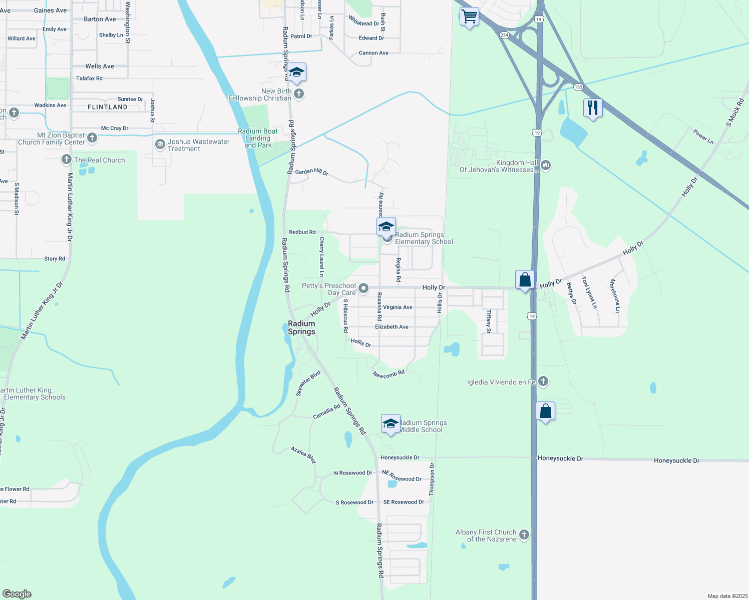 map of restaurants, bars, coffee shops, grocery stores, and more near 2503 Roxanna Road in Albany