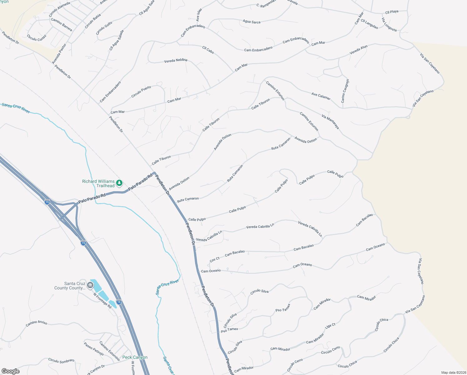 map of restaurants, bars, coffee shops, grocery stores, and more near 161 Ruta Camaron in Rio Rico