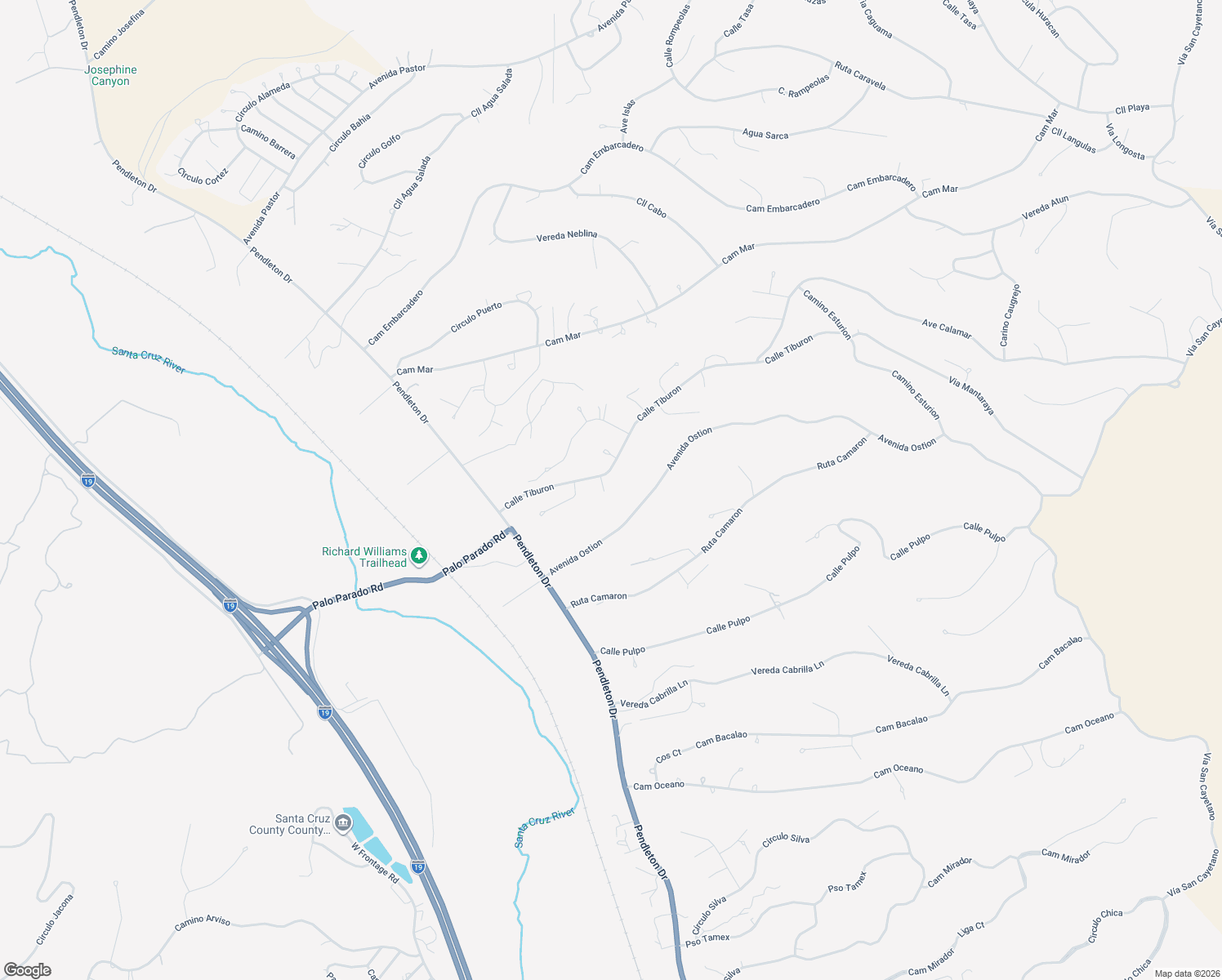 map of restaurants, bars, coffee shops, grocery stores, and more near 1615 Adorn Court in Rio Rico