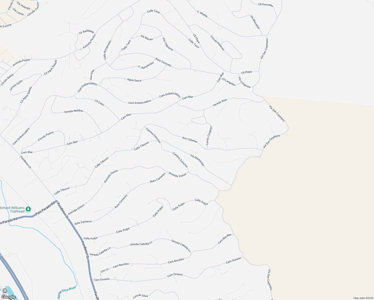 map of restaurants, bars, coffee shops, grocery stores, and more near 300 Via Manaraya in Rio Rico