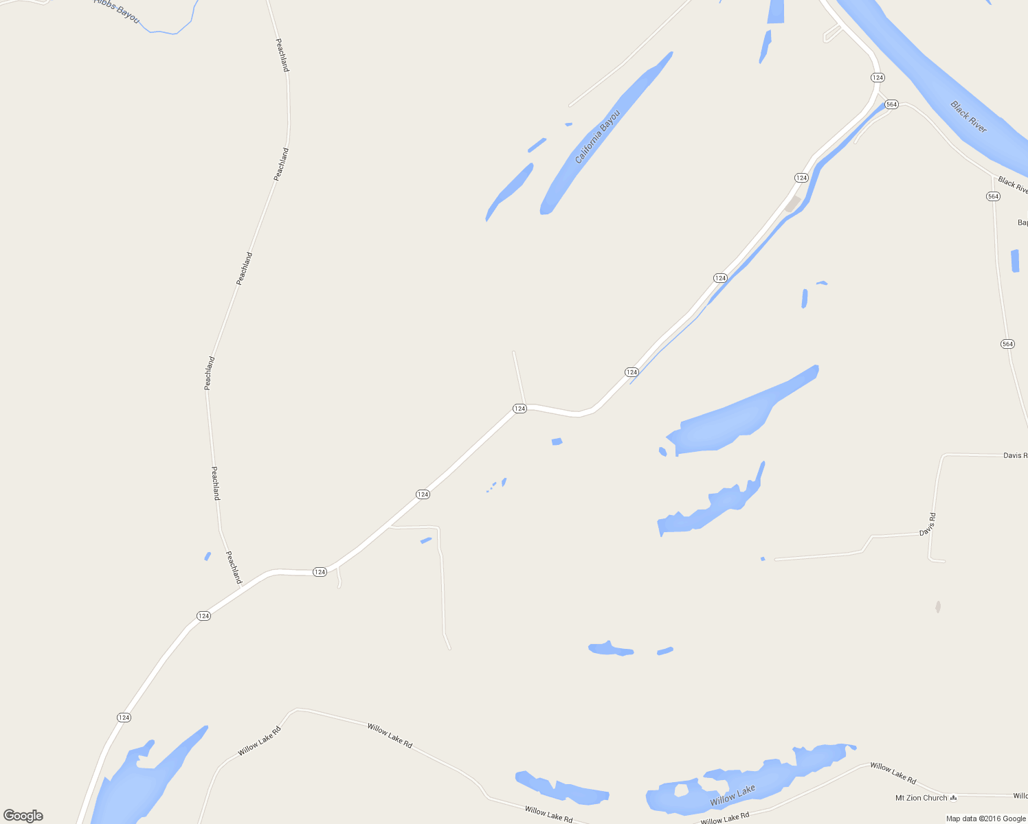 map of restaurants, bars, coffee shops, grocery stores, and more near Highway 124 in Jonesville
