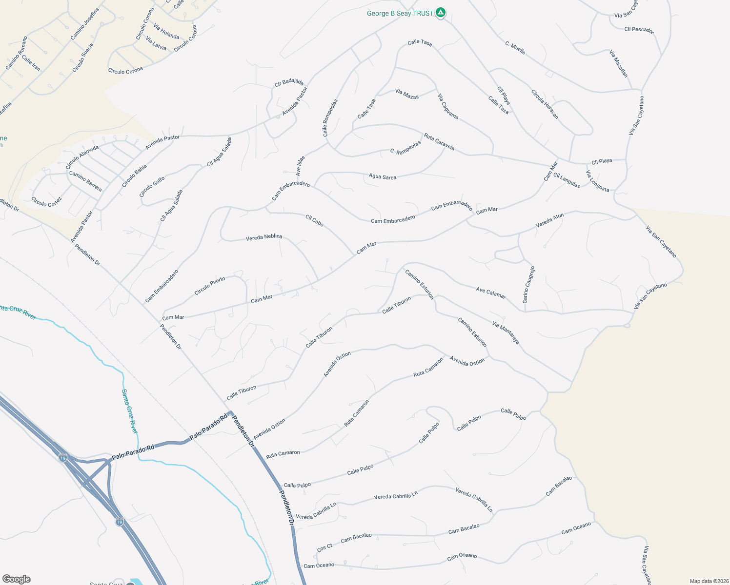 map of restaurants, bars, coffee shops, grocery stores, and more near 233 Caiman Court in Rio Rico