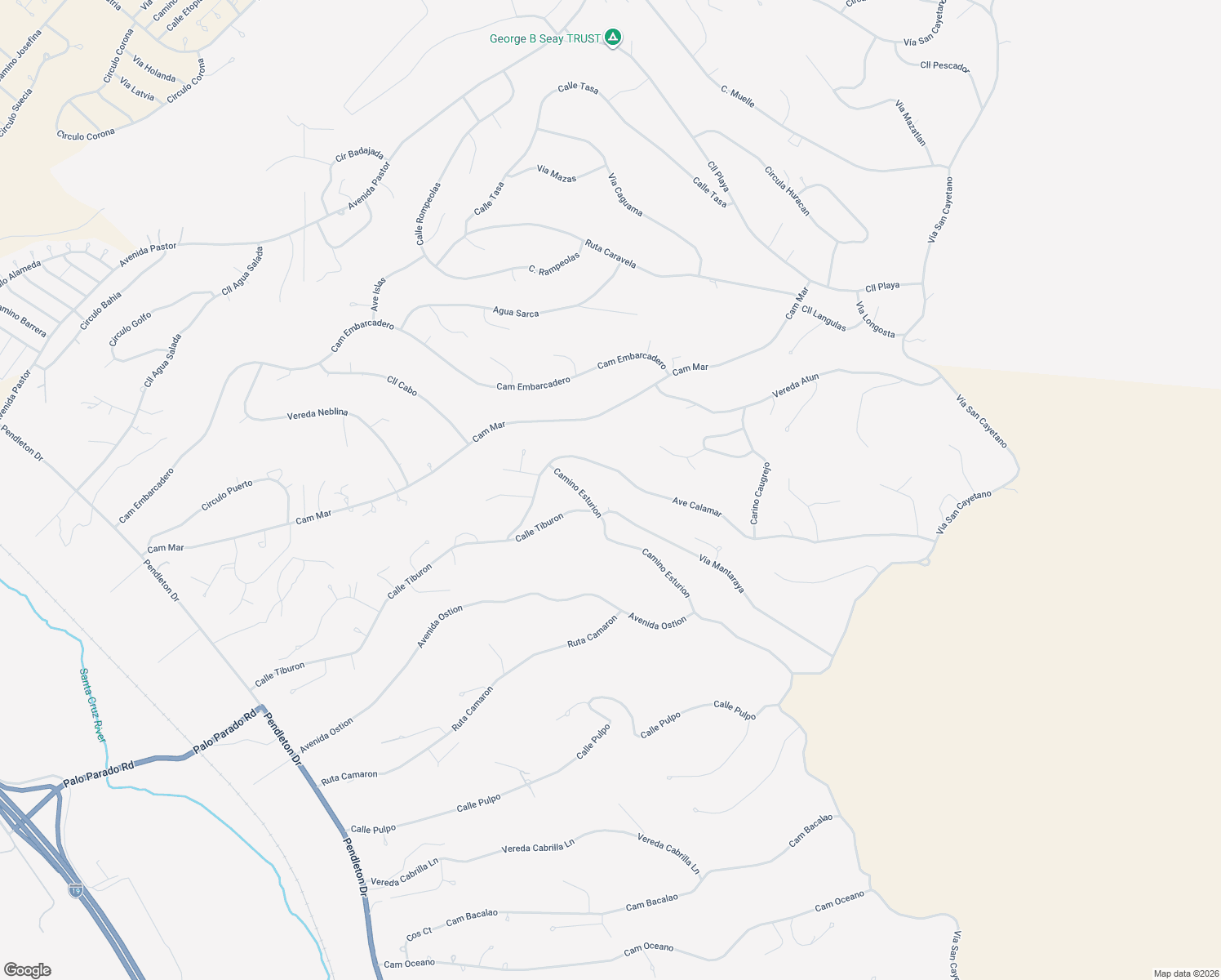 map of restaurants, bars, coffee shops, grocery stores, and more near 280 Via Mantaraya in Rio Rico