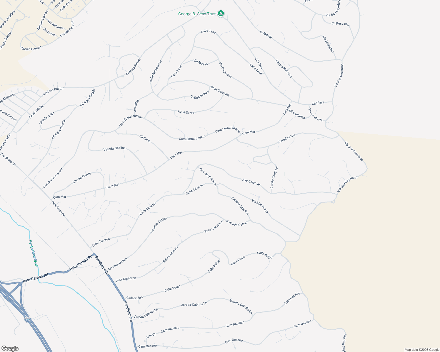 map of restaurants, bars, coffee shops, grocery stores, and more near 1645 Zuni Court in Rio Rico