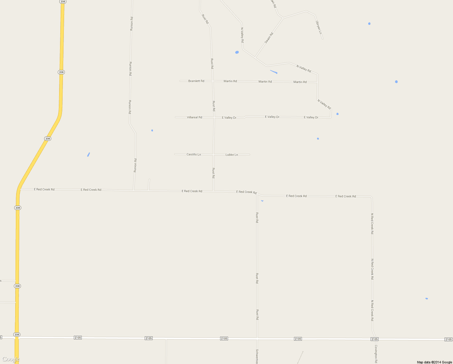 map of restaurants, bars, coffee shops, grocery stores, and more near 2038 East Red Creek Road in San Angelo