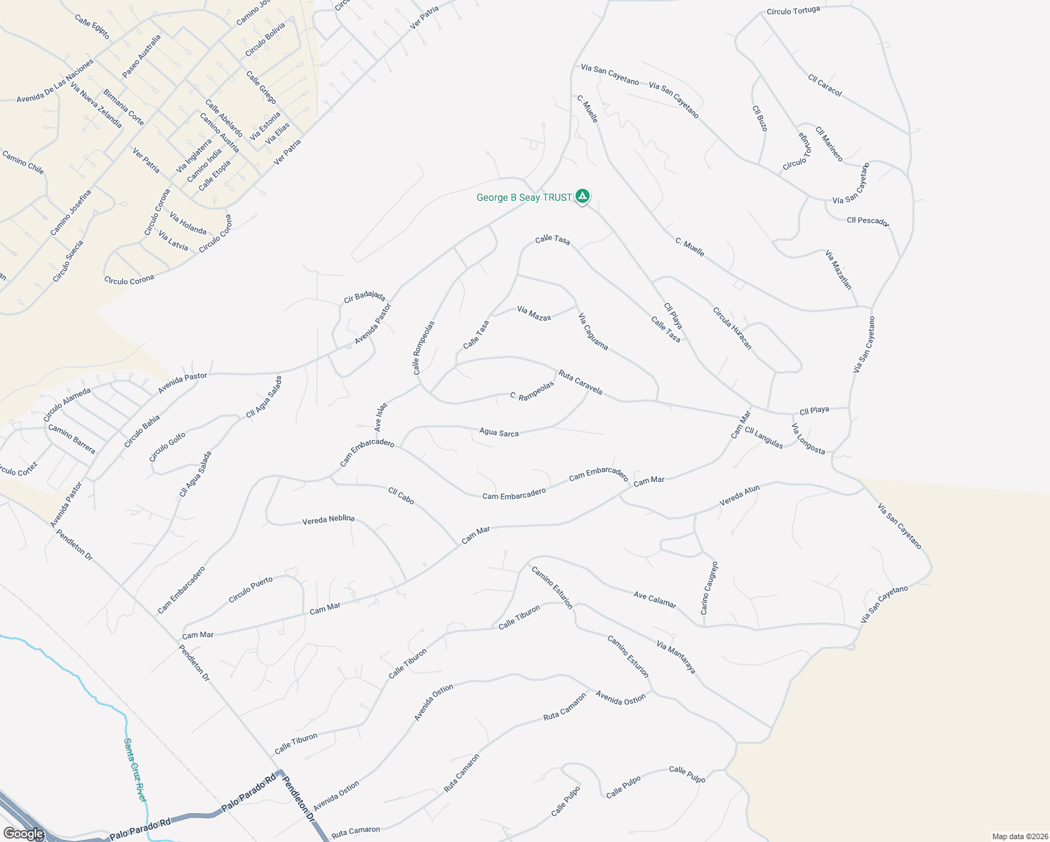 map of restaurants, bars, coffee shops, grocery stores, and more near 206 Agua Sarca in Rio Rico