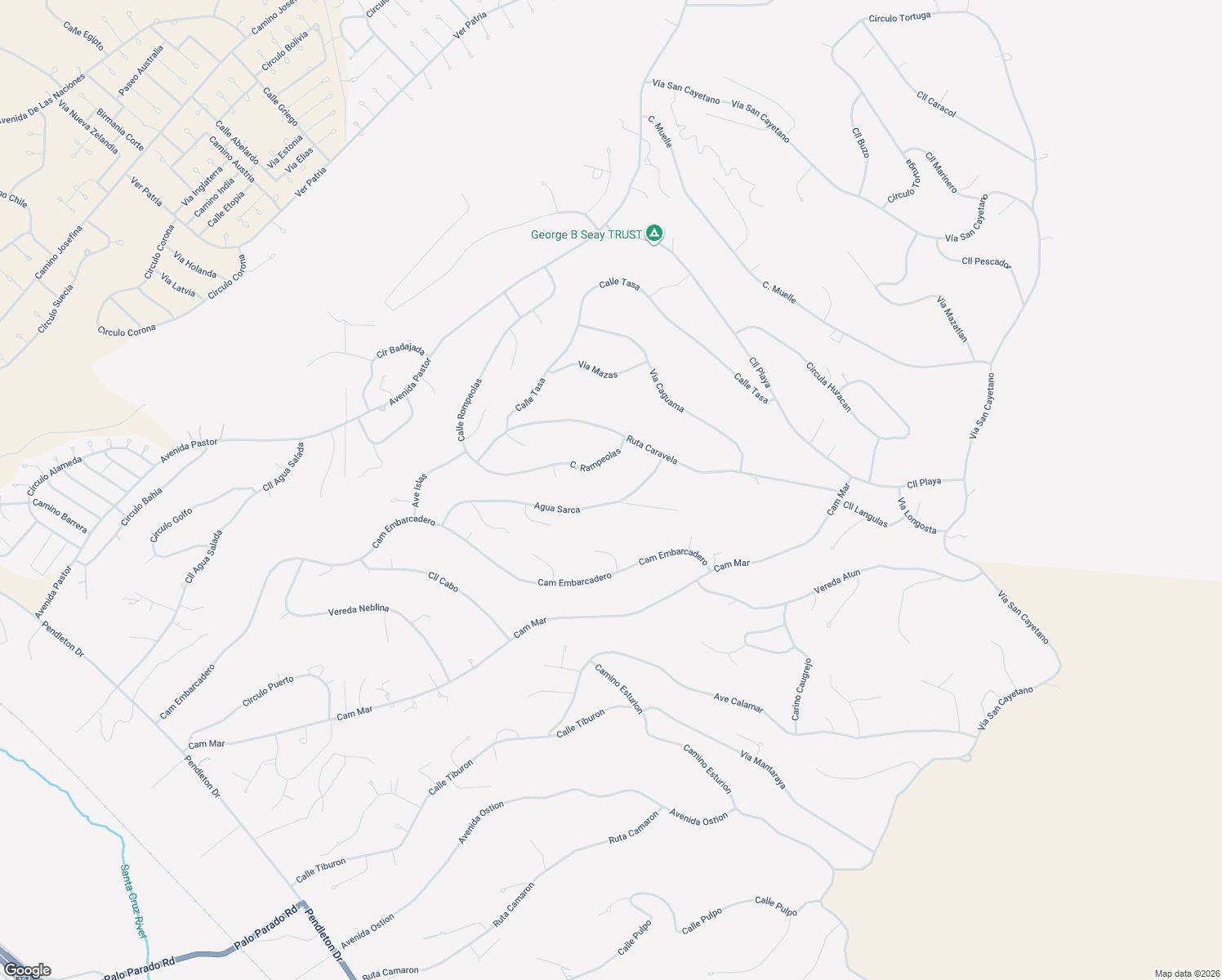 map of restaurants, bars, coffee shops, grocery stores, and more near 212 Agua Sarca in Rio Rico