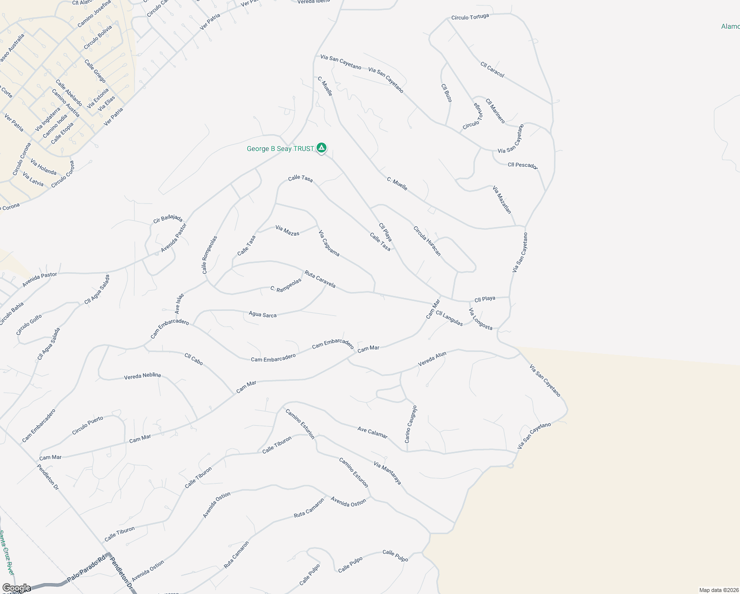 map of restaurants, bars, coffee shops, grocery stores, and more near 1726 Ruta Caravela in Rio Rico