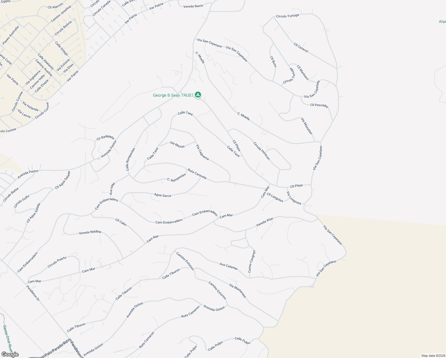 map of restaurants, bars, coffee shops, grocery stores, and more near 1726 Ruta Caravela in Rio Rico