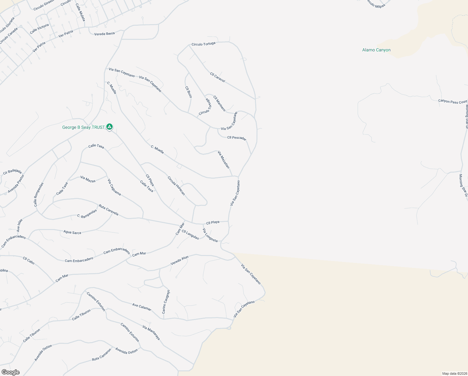 map of restaurants, bars, coffee shops, grocery stores, and more near 1670 Vía San Cayetano in Rio Rico