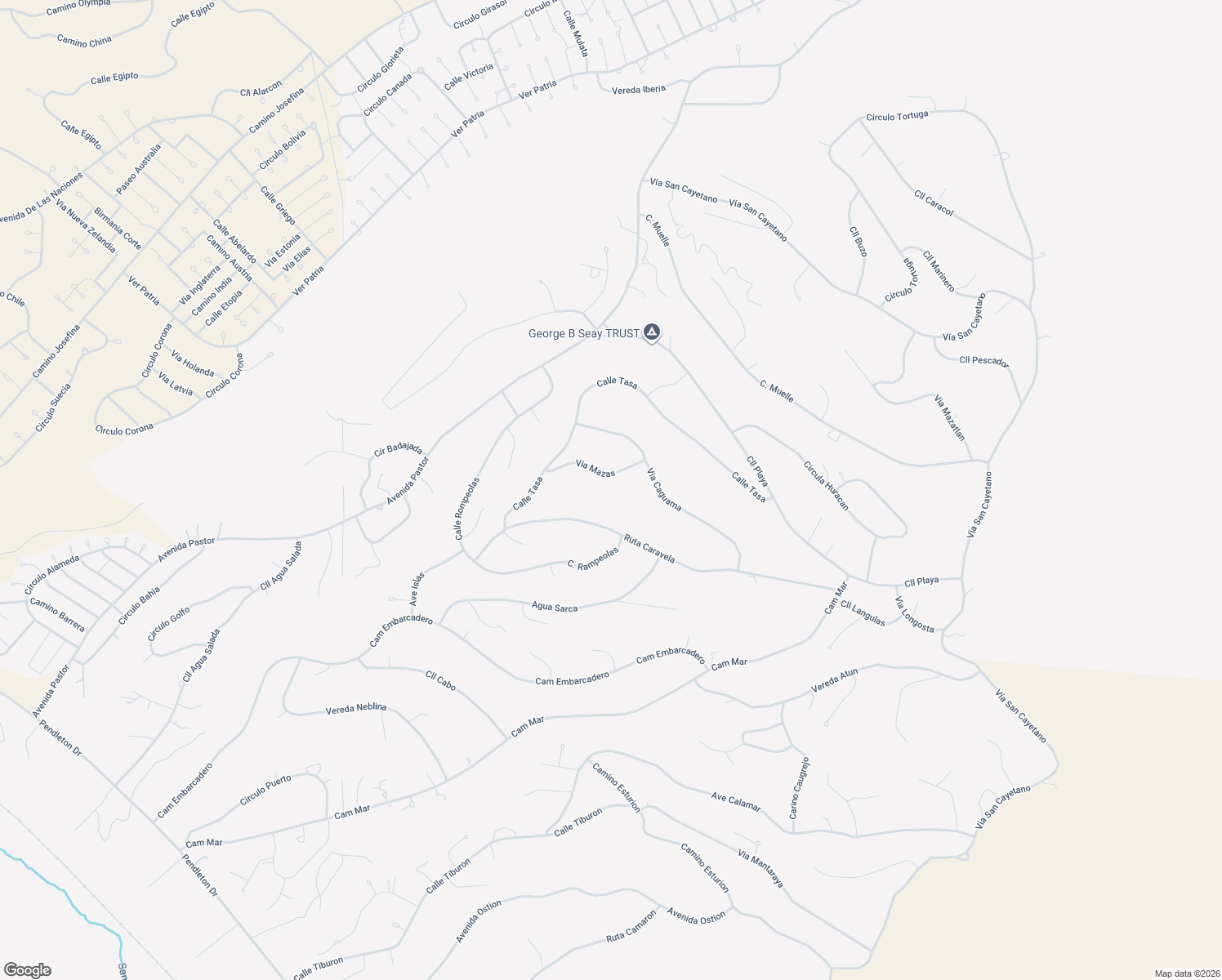 map of restaurants, bars, coffee shops, grocery stores, and more near 235 Vino Court in Rio Rico
