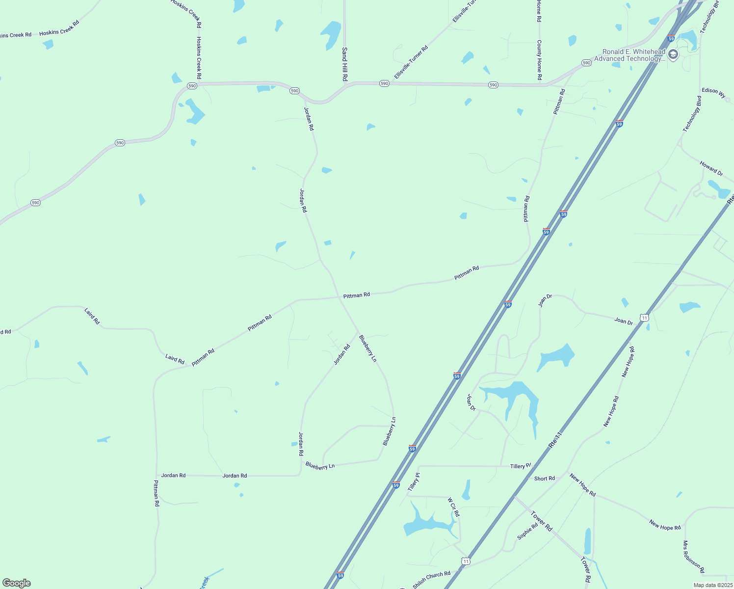 map of restaurants, bars, coffee shops, grocery stores, and more near Pittman Rd in Ellisville