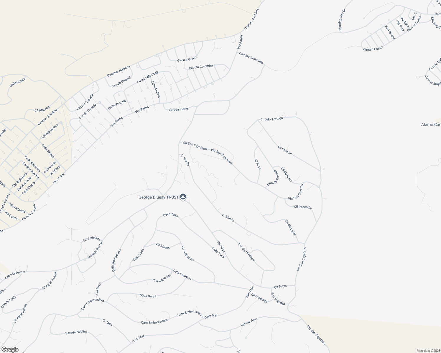 map of restaurants, bars, coffee shops, grocery stores, and more near 1770 Vía San Cayetano in Rio Rico