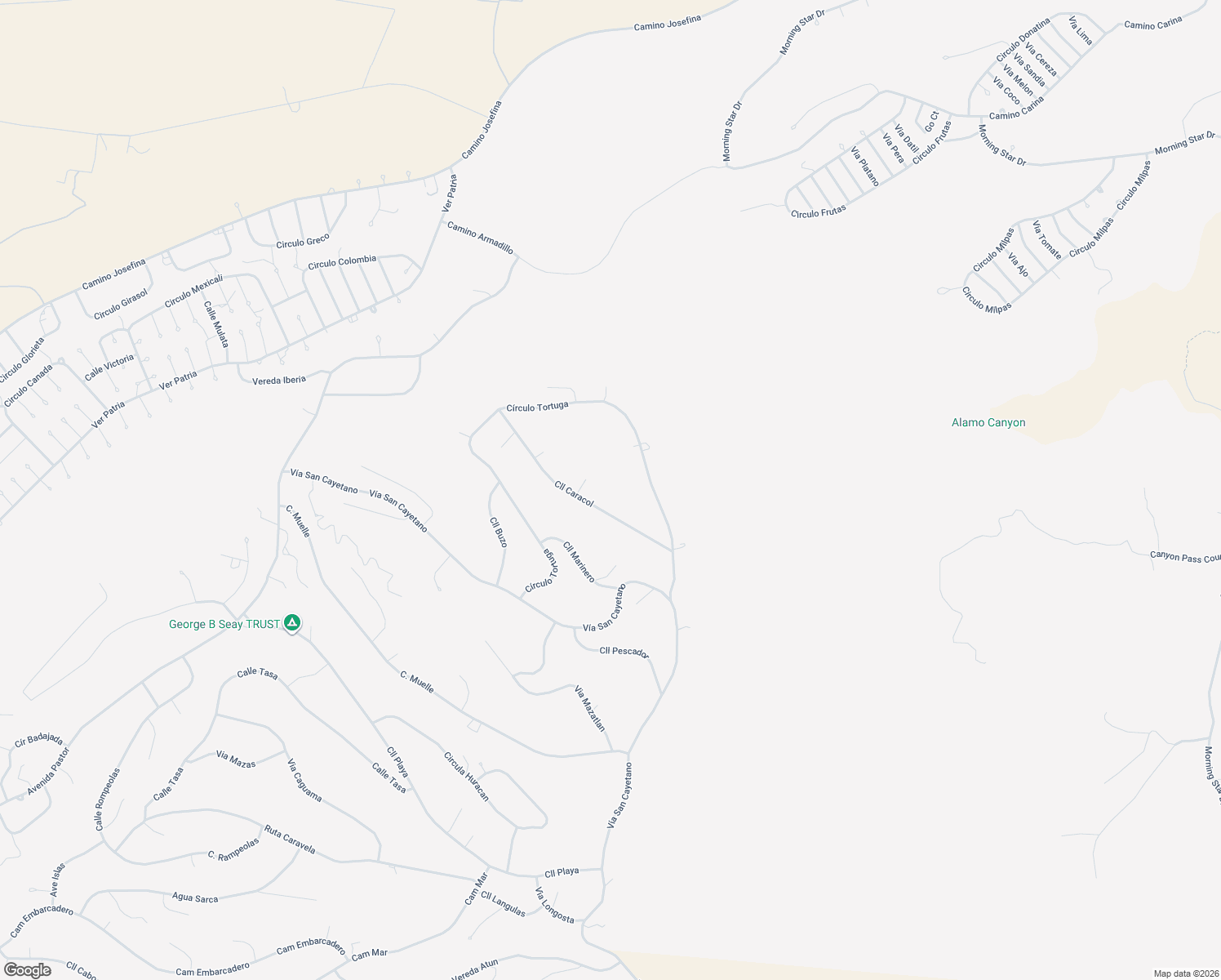 map of restaurants, bars, coffee shops, grocery stores, and more near 1828 Calle Caracol in Rio Rico