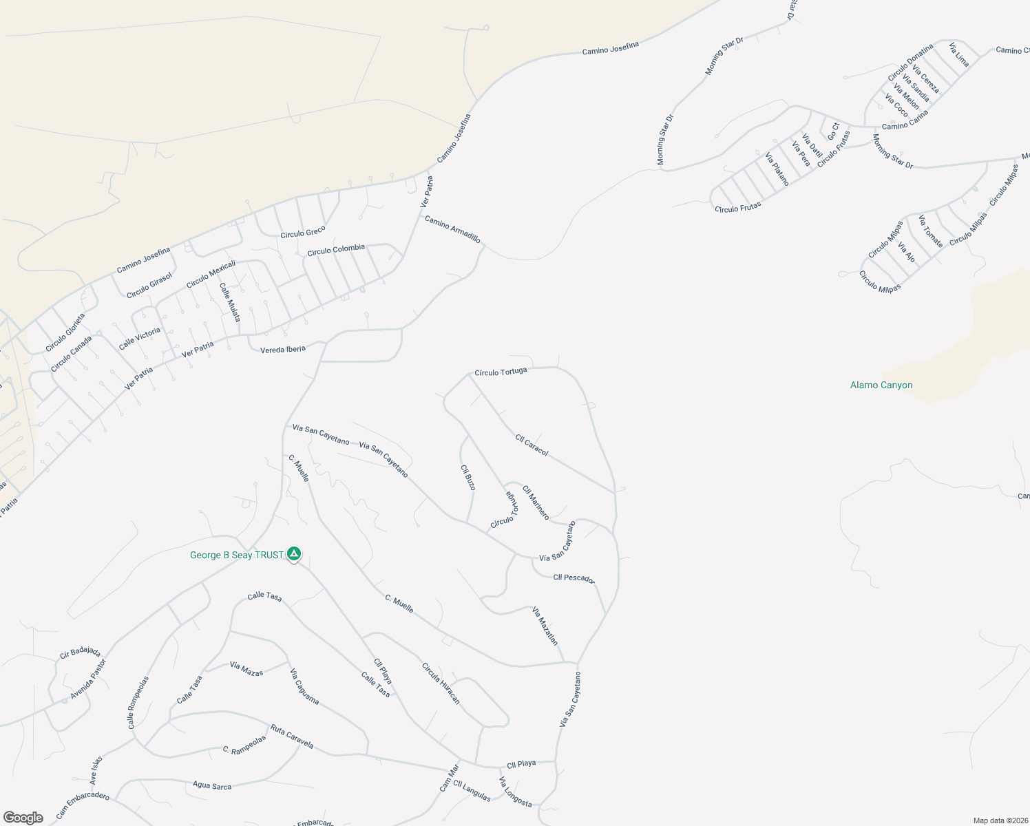 map of restaurants, bars, coffee shops, grocery stores, and more near 393 Alamos Court in Rio Rico
