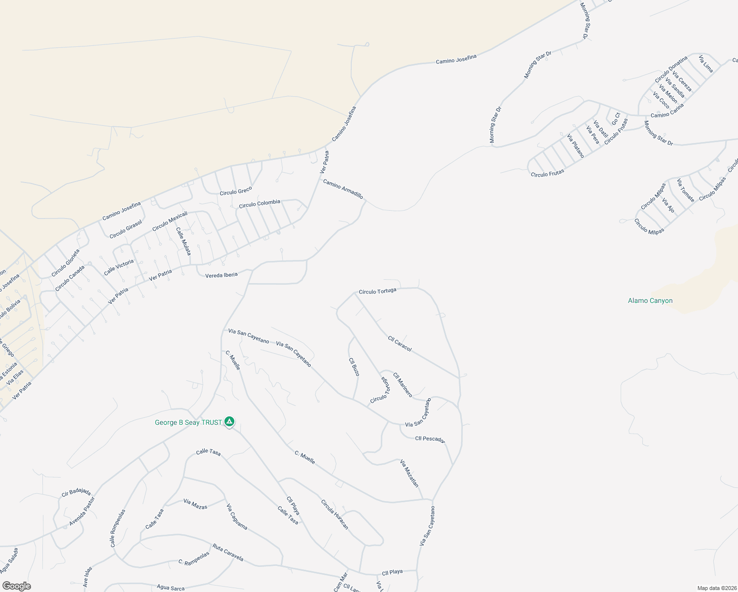 map of restaurants, bars, coffee shops, grocery stores, and more near 1854 Calle Caracol in Rio Rico