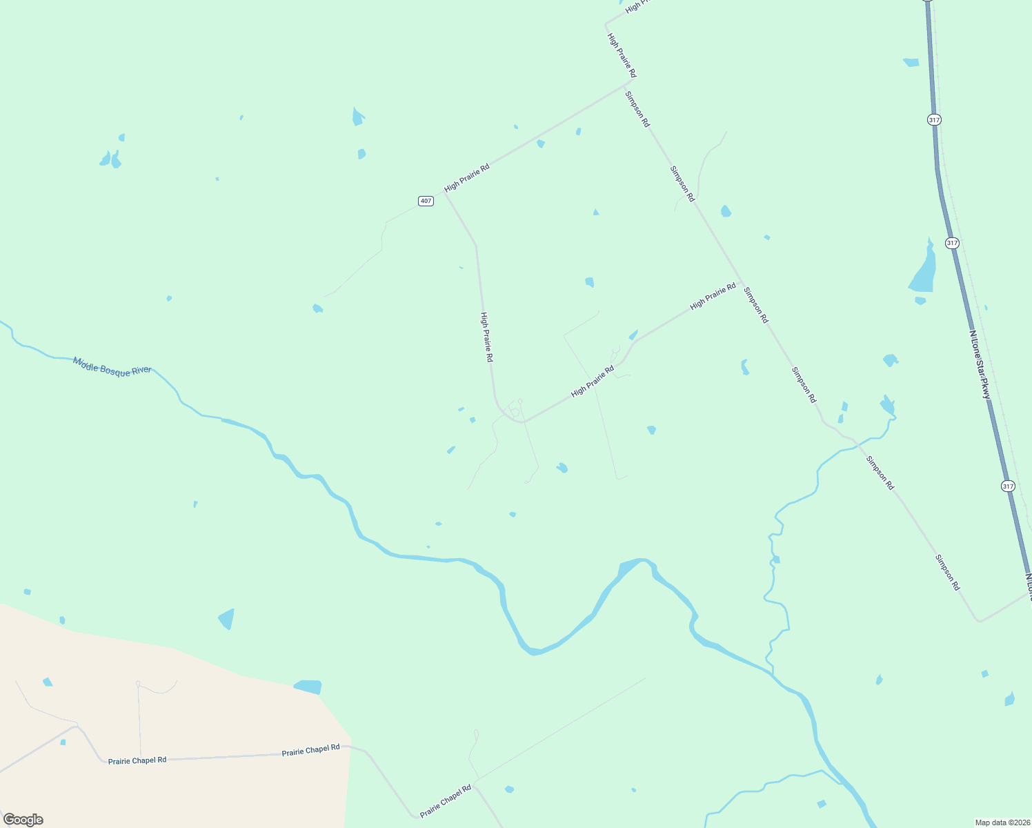 map of restaurants, bars, coffee shops, grocery stores, and more near 3749 High Prairie Rd in Valley Mills