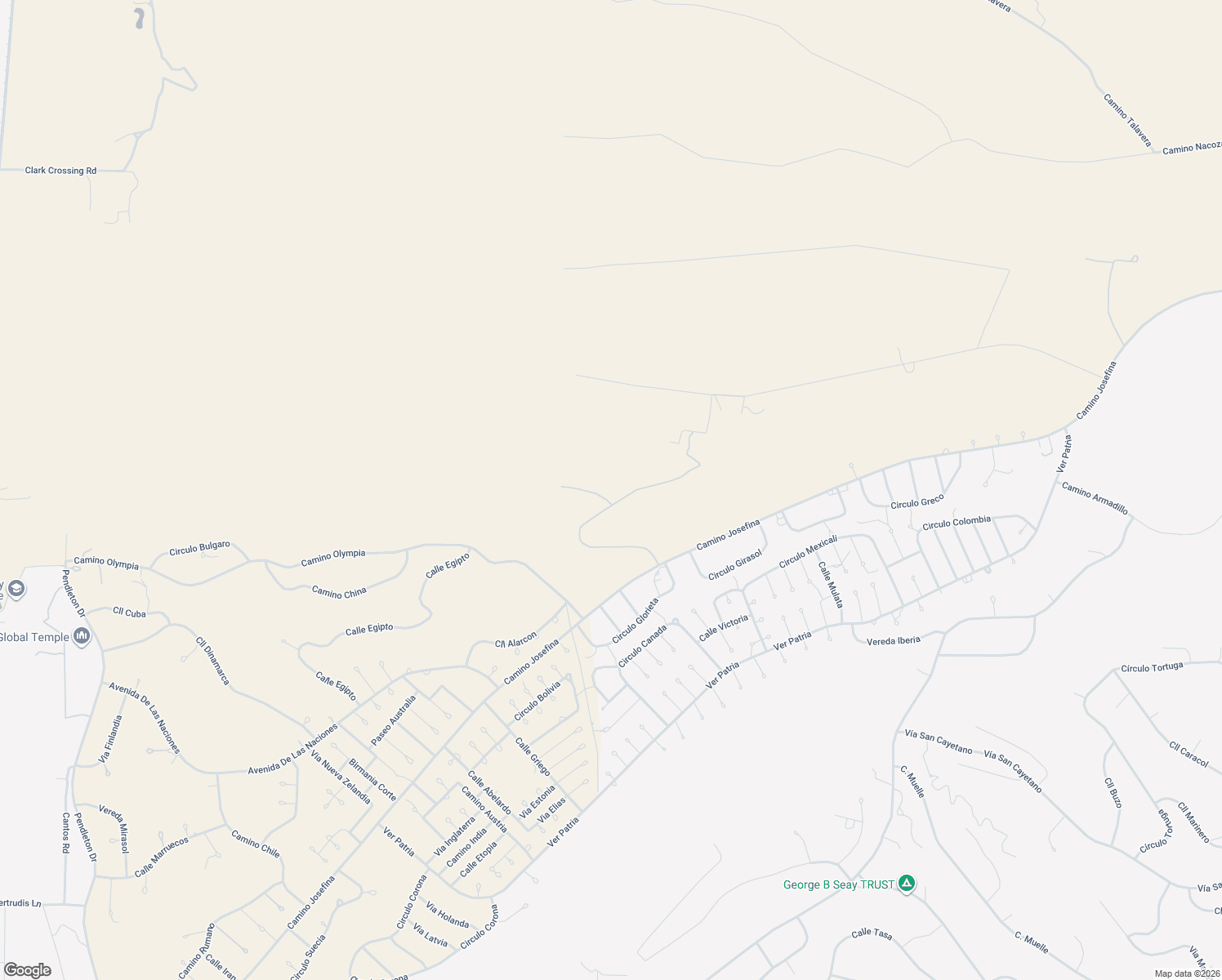 map of restaurants, bars, coffee shops, grocery stores, and more near 1864 Camino Amatista in Rio Rico