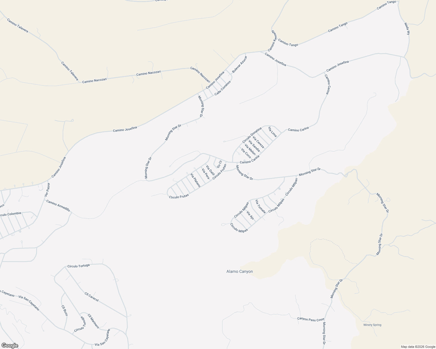 map of restaurants, bars, coffee shops, grocery stores, and more near 164 Circulo Frutas in Rio Rico