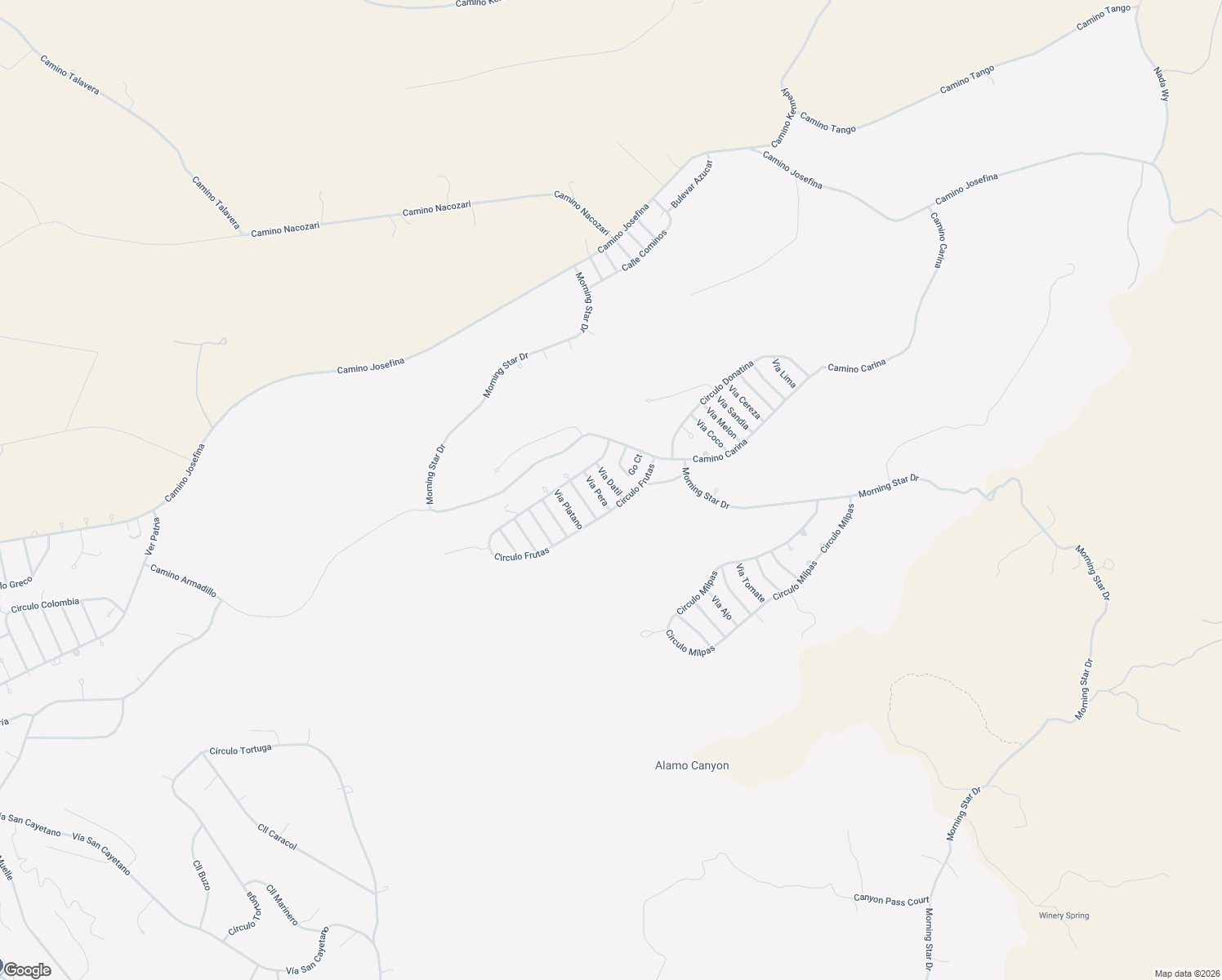 map of restaurants, bars, coffee shops, grocery stores, and more near 409 Via Pera in Rio Rico