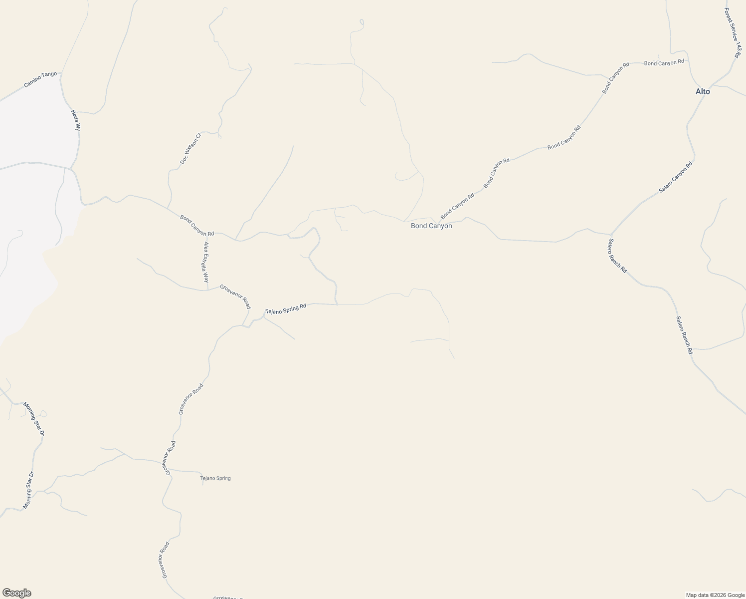 map of restaurants, bars, coffee shops, grocery stores, and more near Tejano Spring Road in Rio Rico