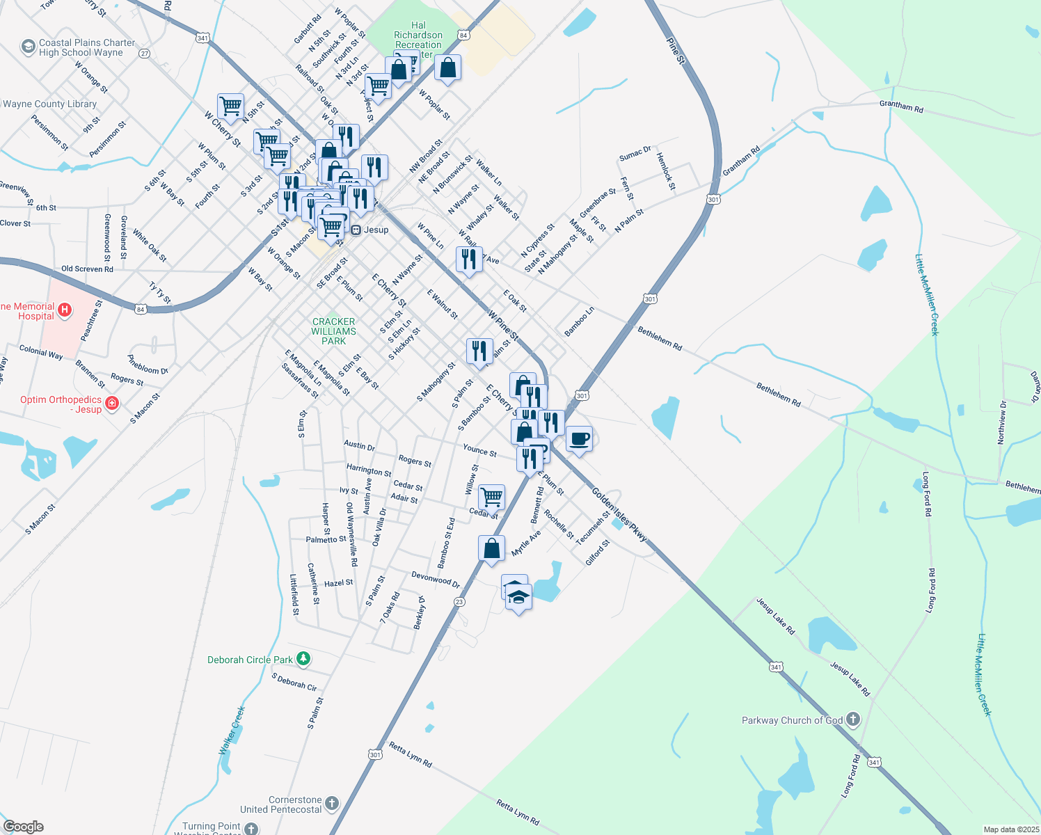 East Cherry Street, Jesup GA Walk Score