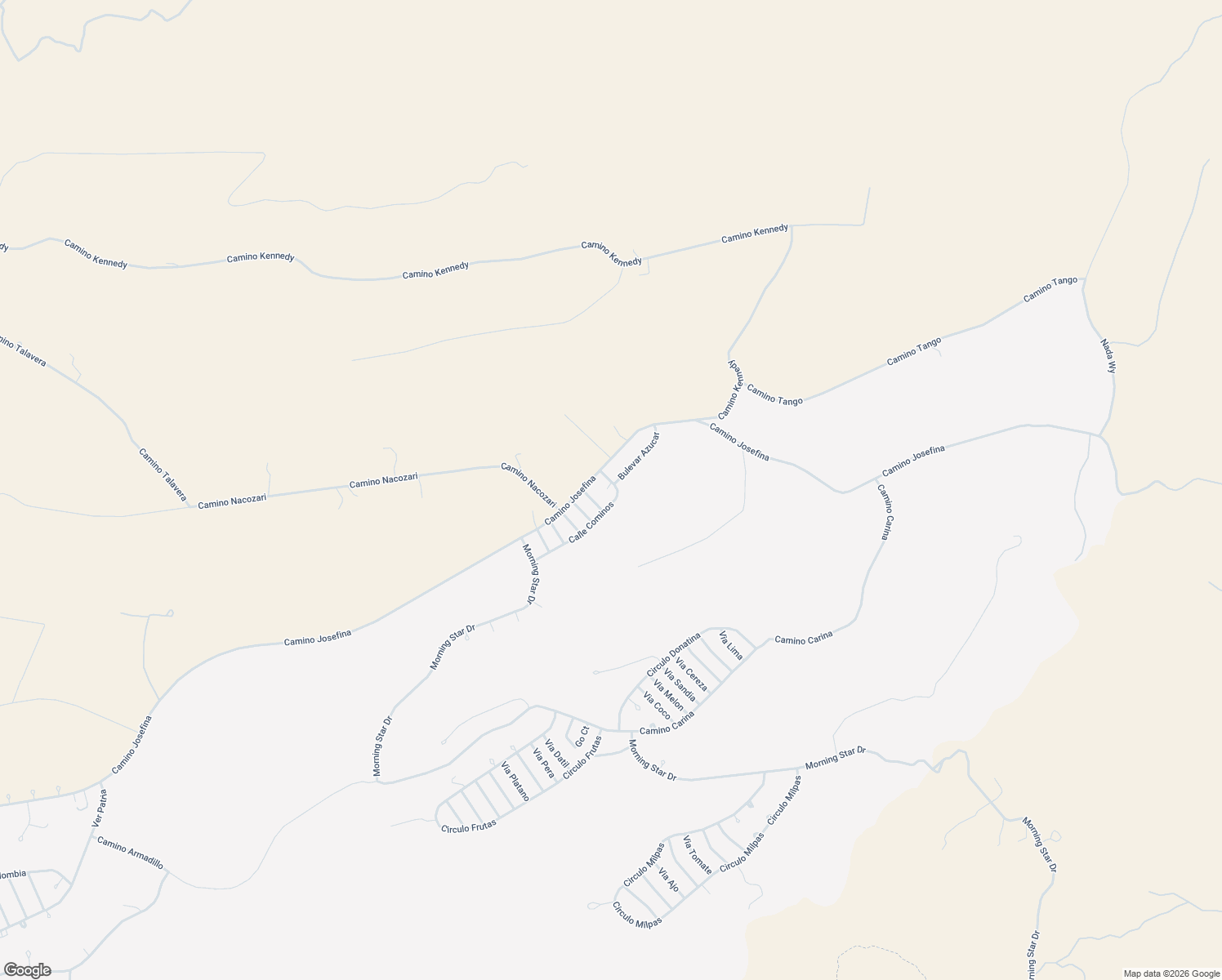 map of restaurants, bars, coffee shops, grocery stores, and more near 1976 Calle Cominos in Rio Rico