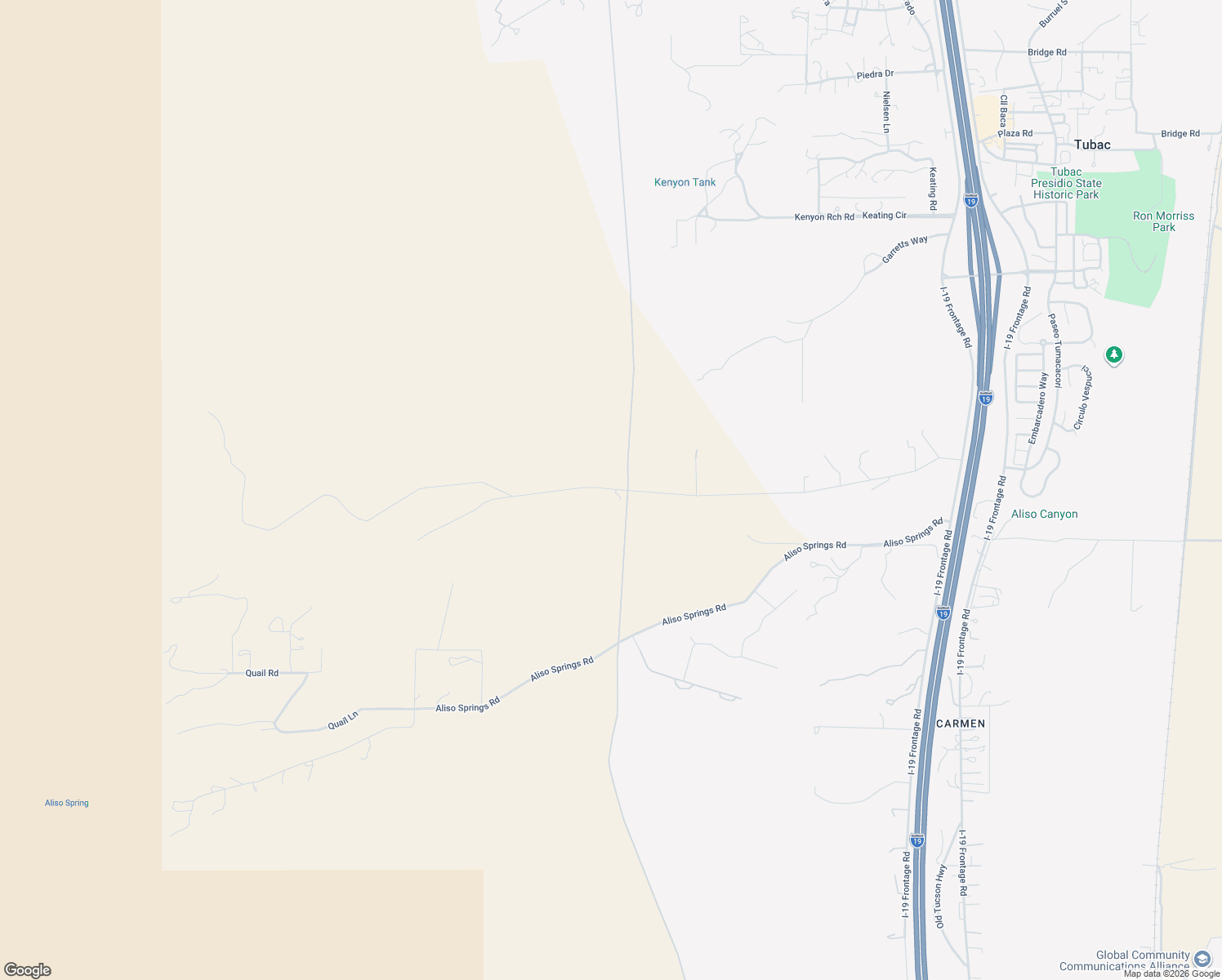 map of restaurants, bars, coffee shops, grocery stores, and more near 12 Avenida Terrell in Tubac