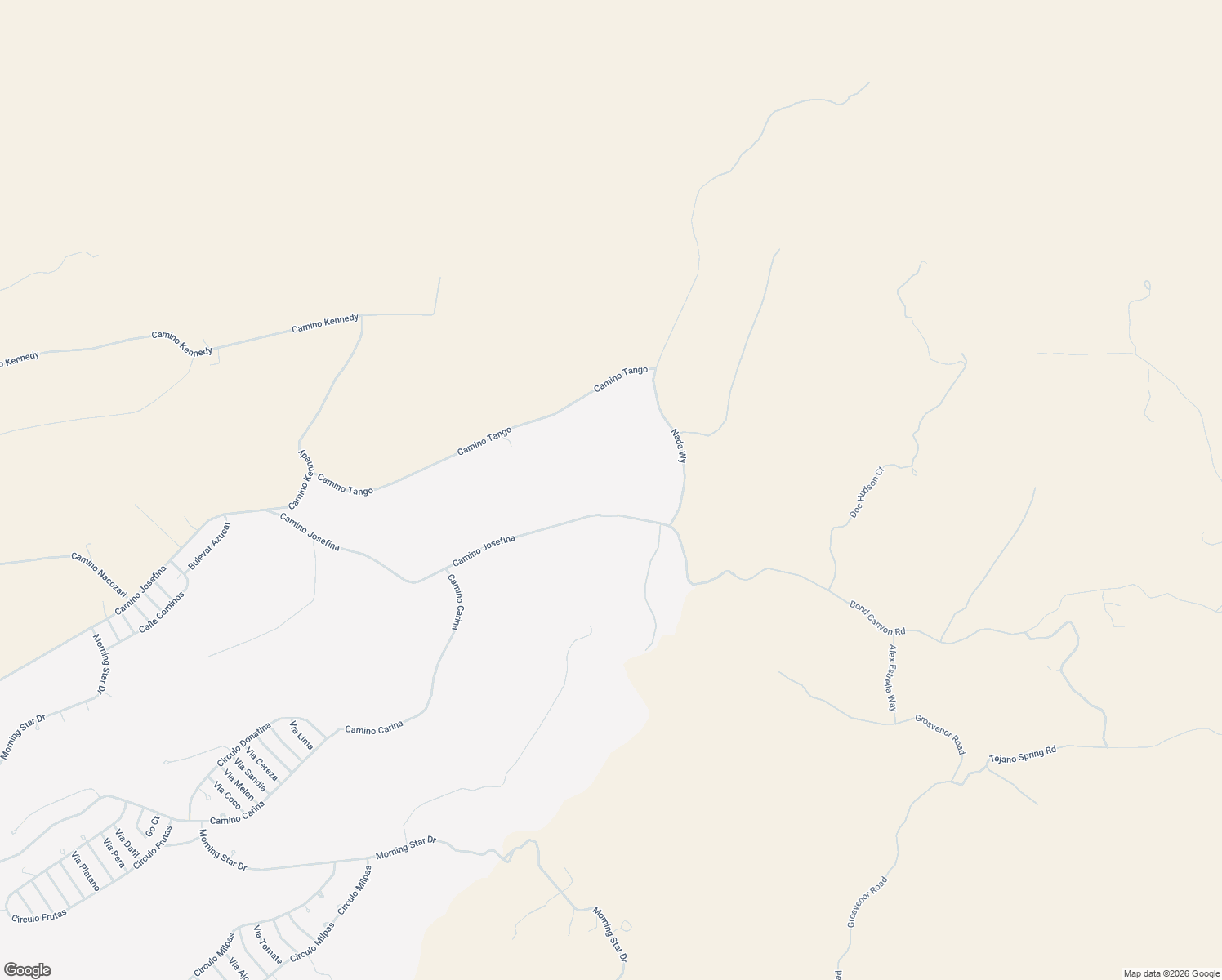 map of restaurants, bars, coffee shops, grocery stores, and more near Camino Josefina in Rio Rico