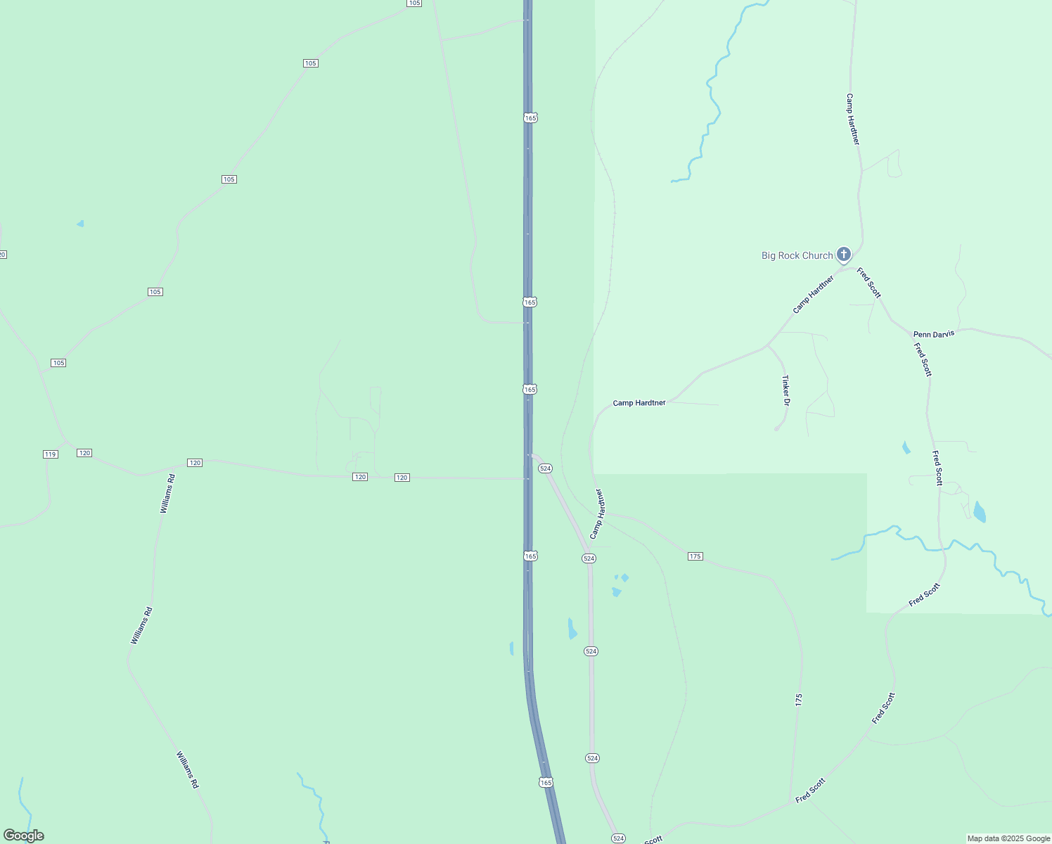 map of restaurants, bars, coffee shops, grocery stores, and more near Highway 524 in Pollock