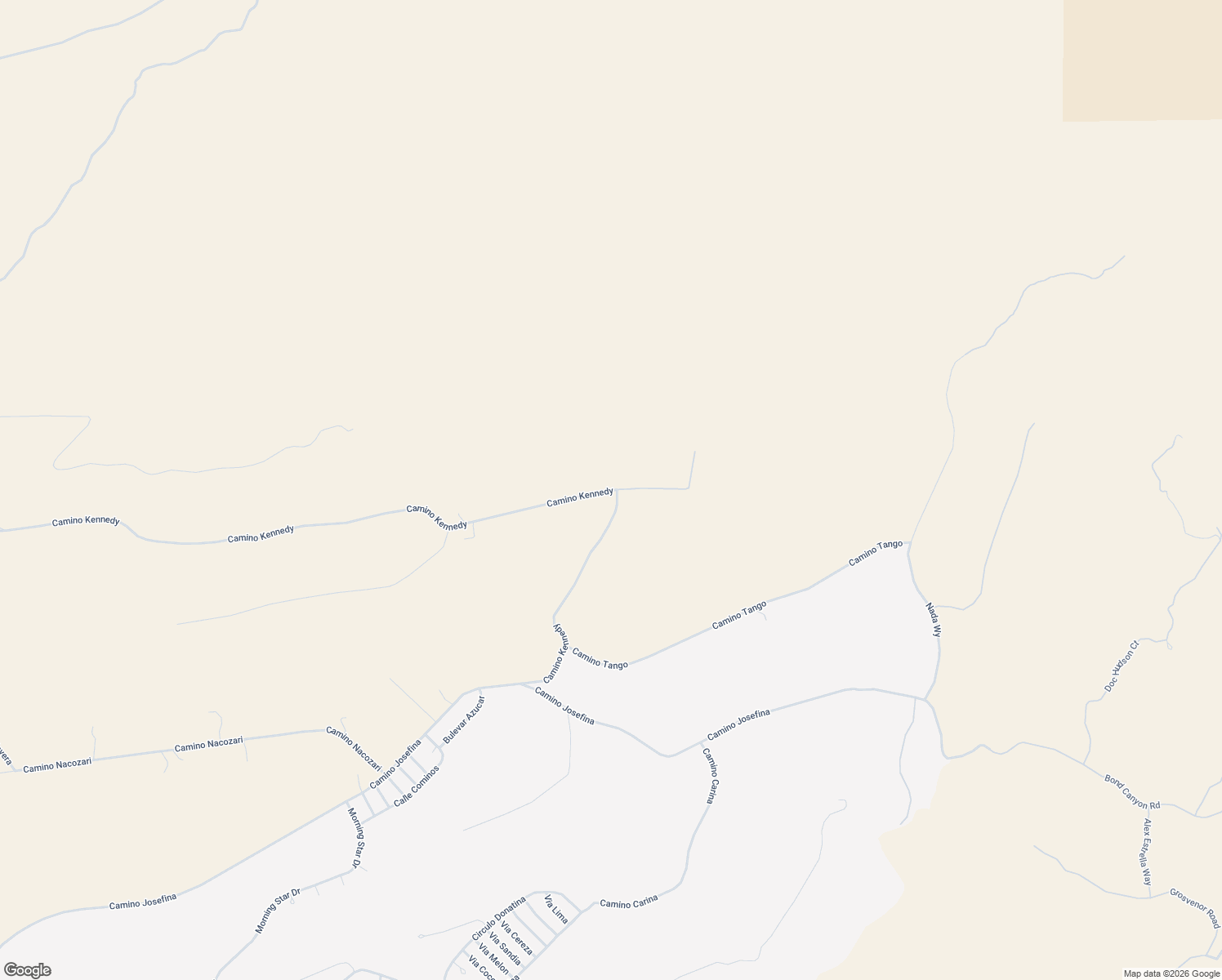 map of restaurants, bars, coffee shops, grocery stores, and more near 128 Camino Kennedy in Rio Rico