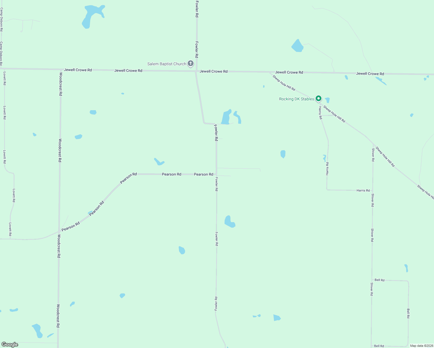 map of restaurants, bars, coffee shops, grocery stores, and more near 700 Fowler Road in Sylvester