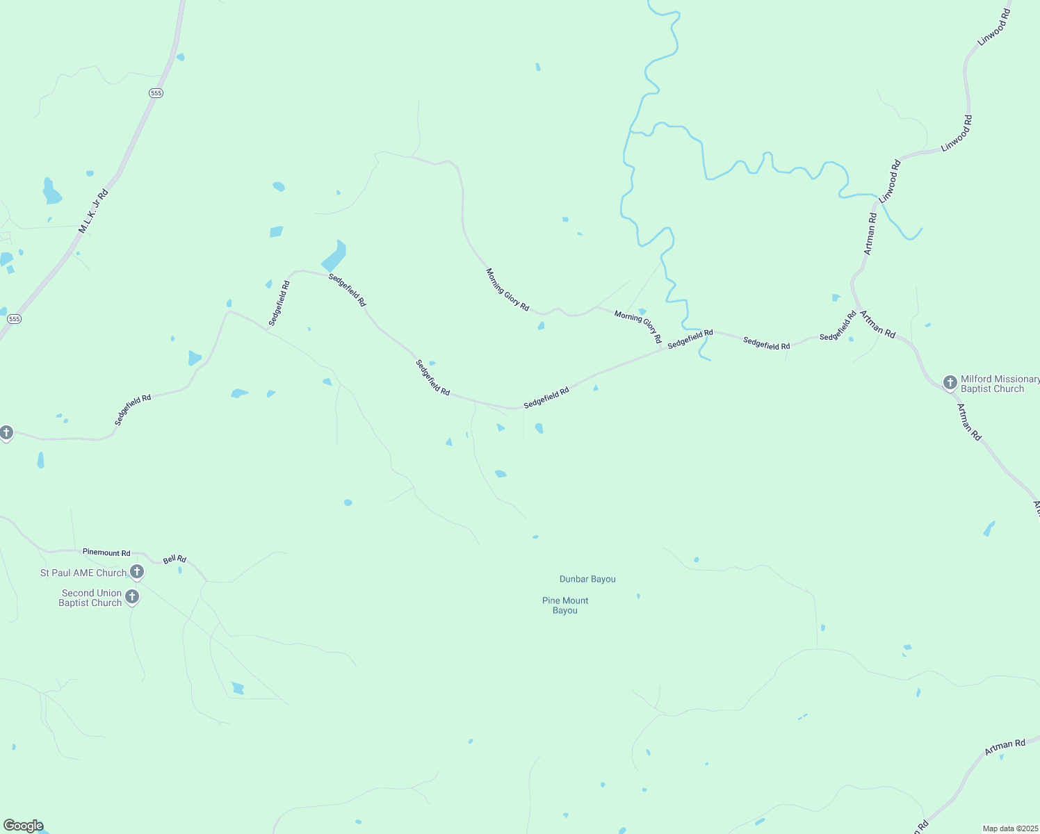 map of restaurants, bars, coffee shops, grocery stores, and more near 262 Sedgefield Road in Natchez