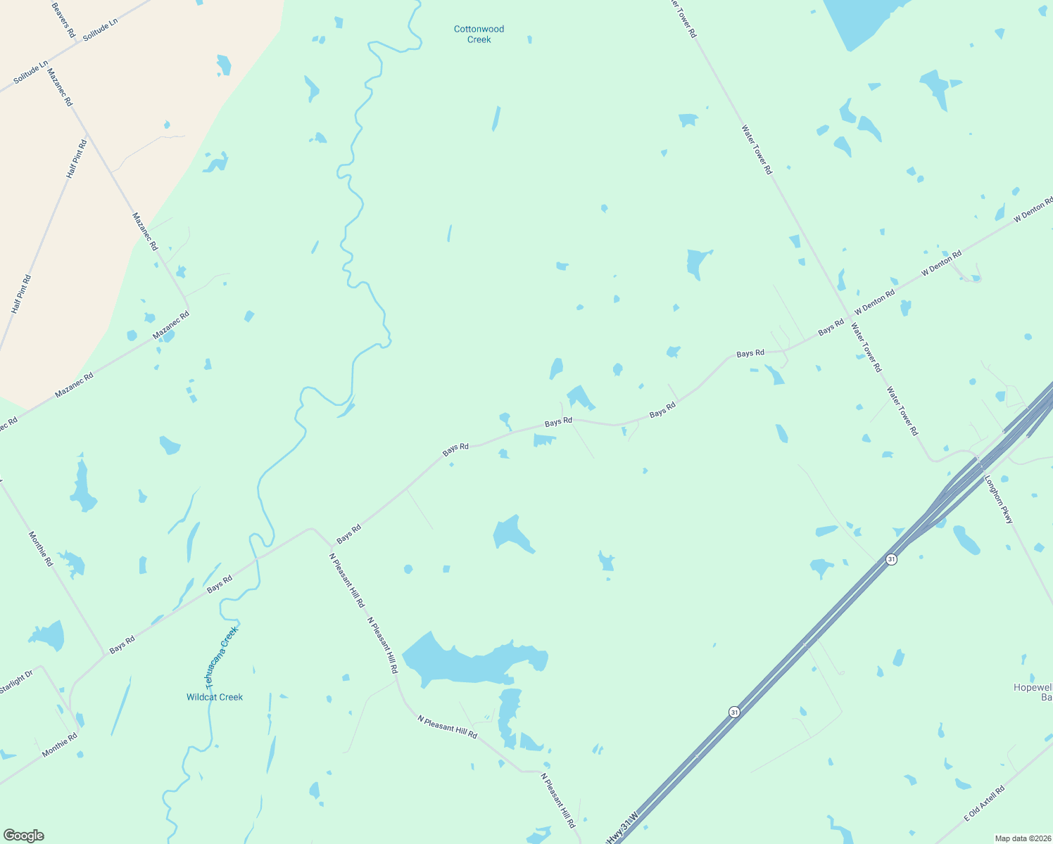 map of restaurants, bars, coffee shops, grocery stores, and more near 1370 Bays Rd in Axtell