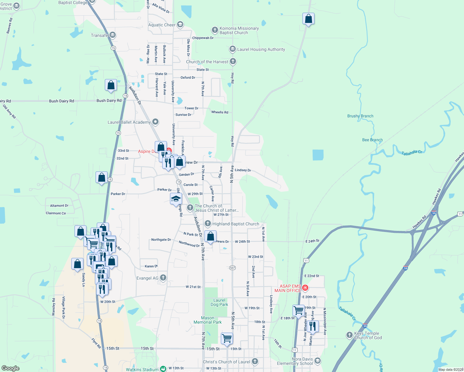 2965 North 5th Avenue, Laurel MS Walk Score