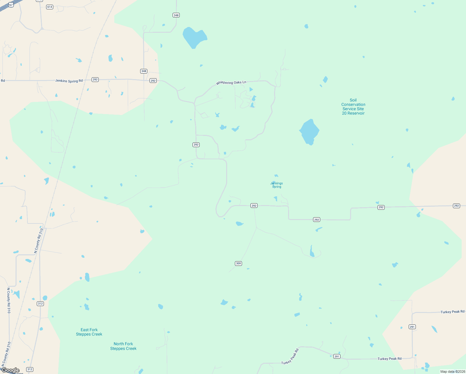 map of restaurants, bars, coffee shops, grocery stores, and more near 8077 County Road 292 in Early