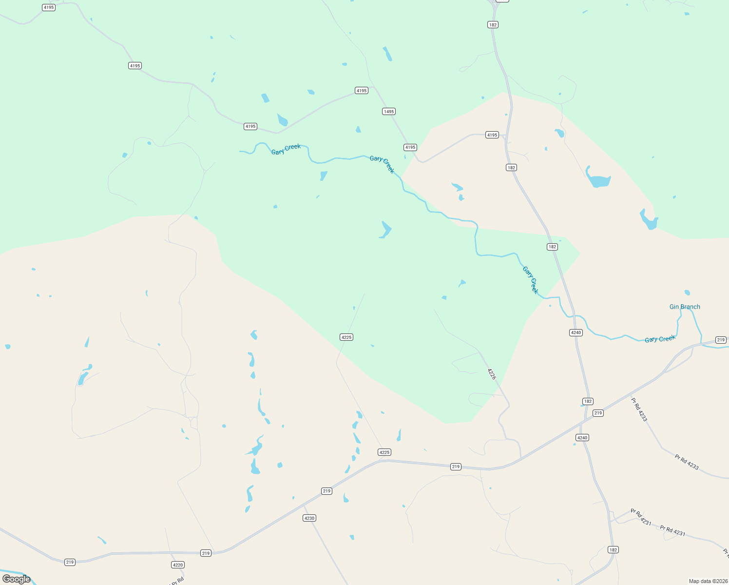 map of restaurants, bars, coffee shops, grocery stores, and more near 493 County Road 4225 in Clifton
