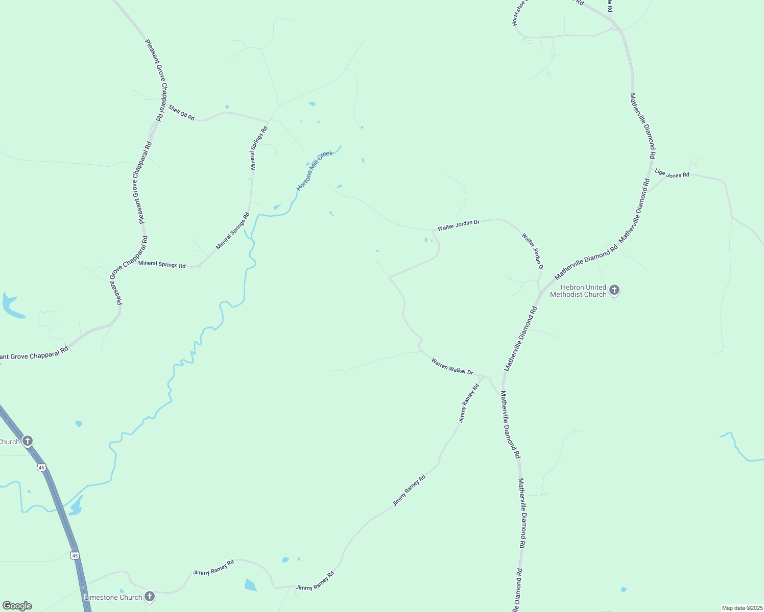 map of restaurants, bars, coffee shops, grocery stores, and more near 110 Warren Walker Drive in Waynesboro
