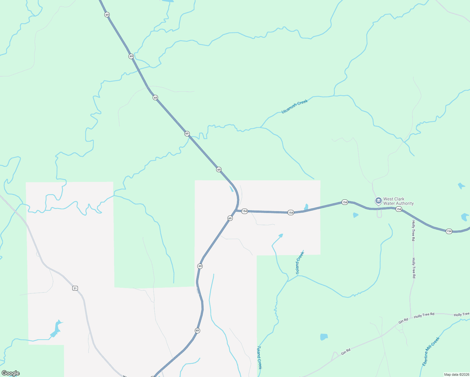 map of restaurants, bars, coffee shops, grocery stores, and more near Highway 69 in Coffeeville