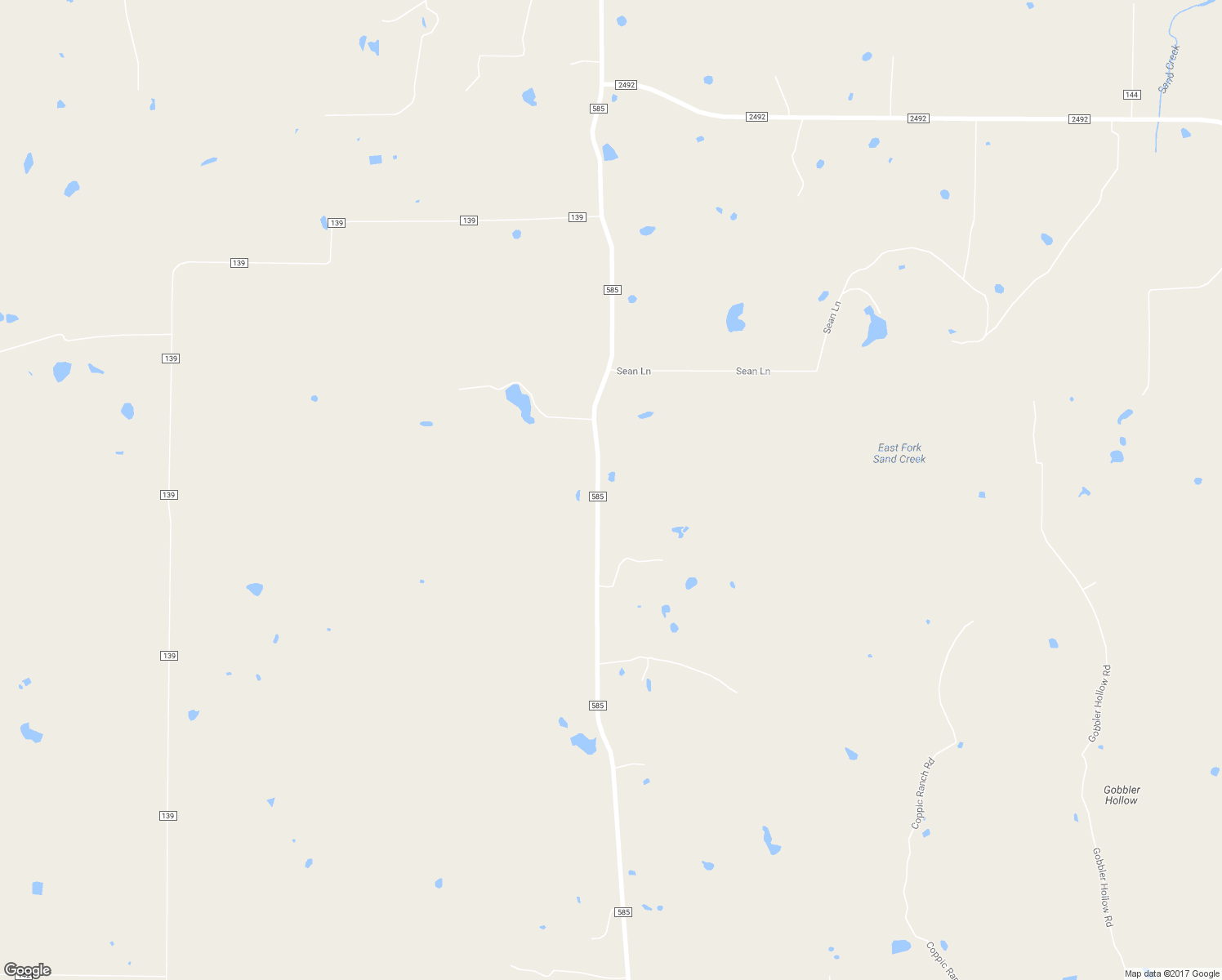 map of restaurants, bars, coffee shops, grocery stores, and more near 6356 Farm to Market 585 in Bangs