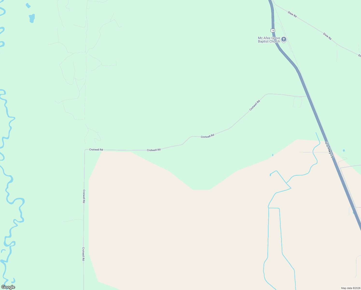 map of restaurants, bars, coffee shops, grocery stores, and more near Crotwell Road in Leesburg