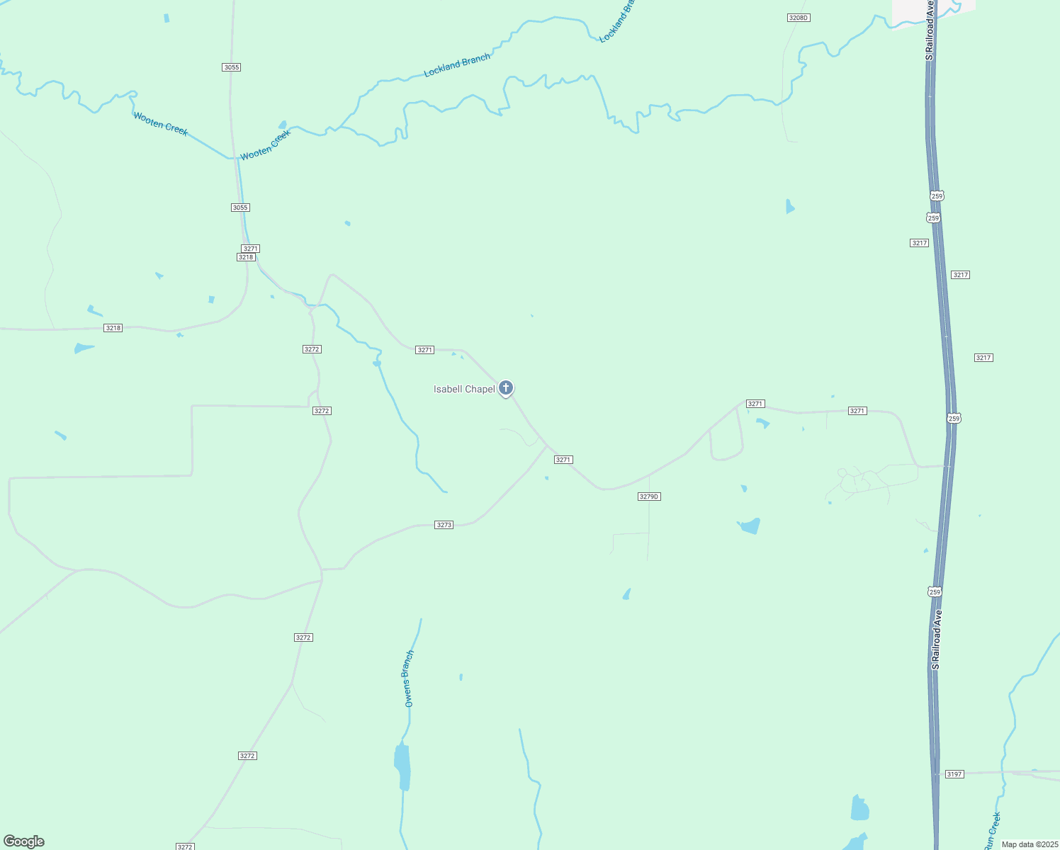 map of restaurants, bars, coffee shops, grocery stores, and more near County Road 3271 in Mount Enterprise