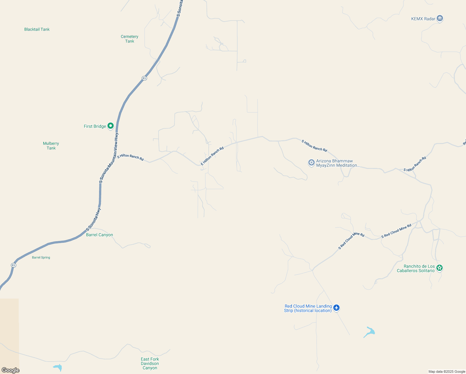 map of restaurants, bars, coffee shops, grocery stores, and more near 15600 East Hillton Ranch Road in Vail