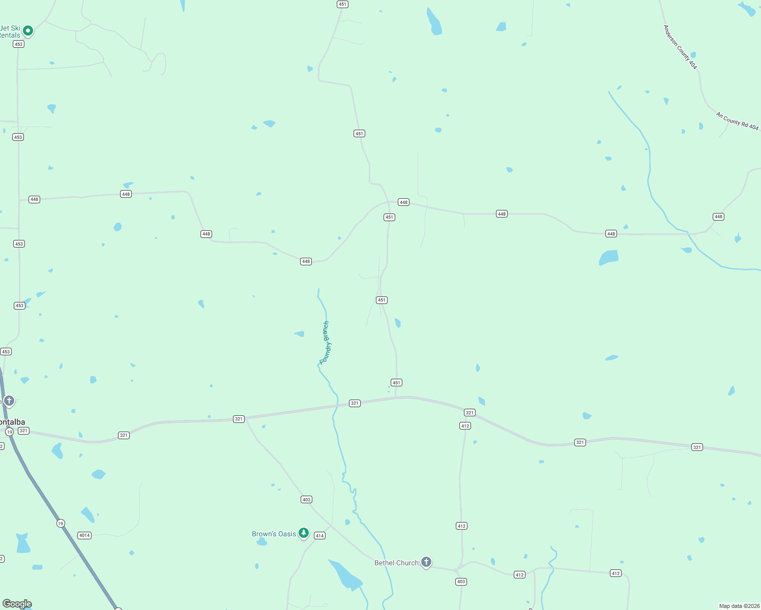 map of restaurants, bars, coffee shops, grocery stores, and more near 750 Acr 451 in Palestine