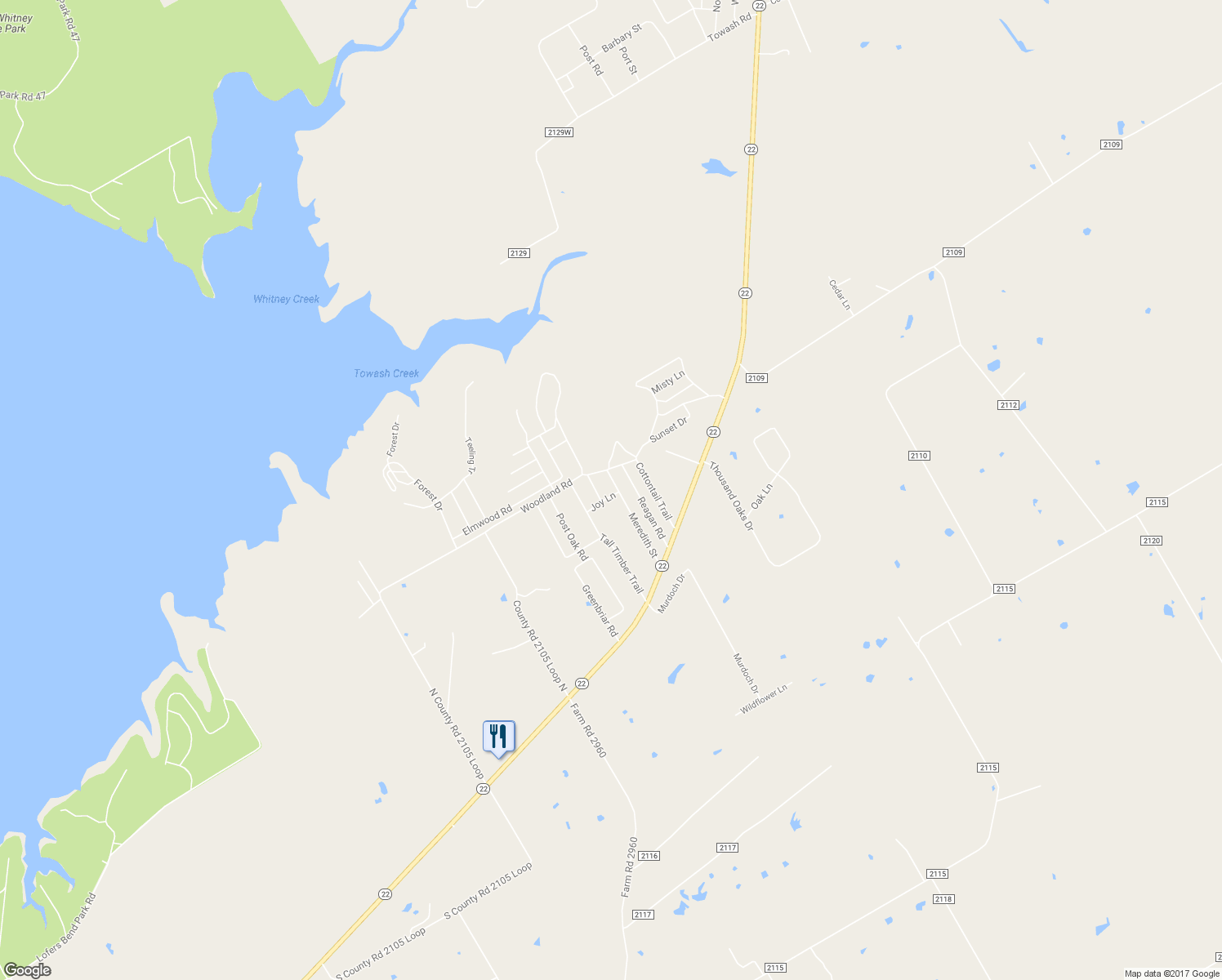 map of restaurants, bars, coffee shops, grocery stores, and more near 165 Meredith Street in Whitney